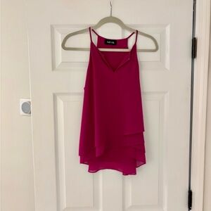 Fab'rik Fuchsia Sleeveless Blouse